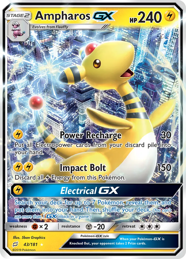 Ampharos-GX (Team Up) - Pokémon in TCG Land México