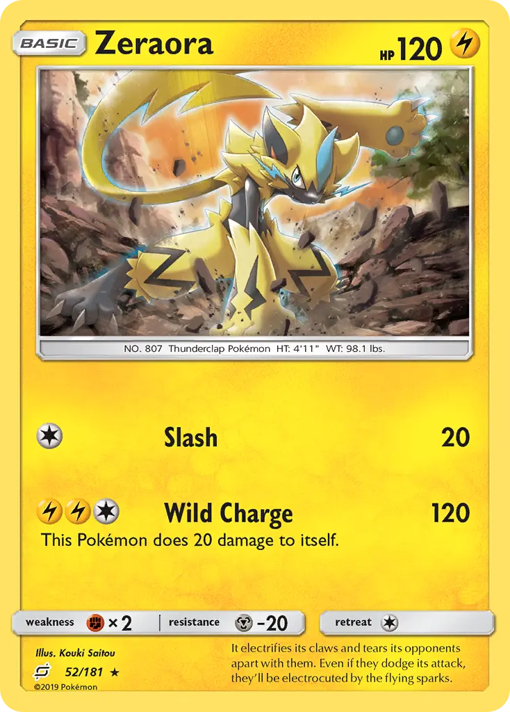 Zeraora (Team Up) - Pokémon in TCG Land México