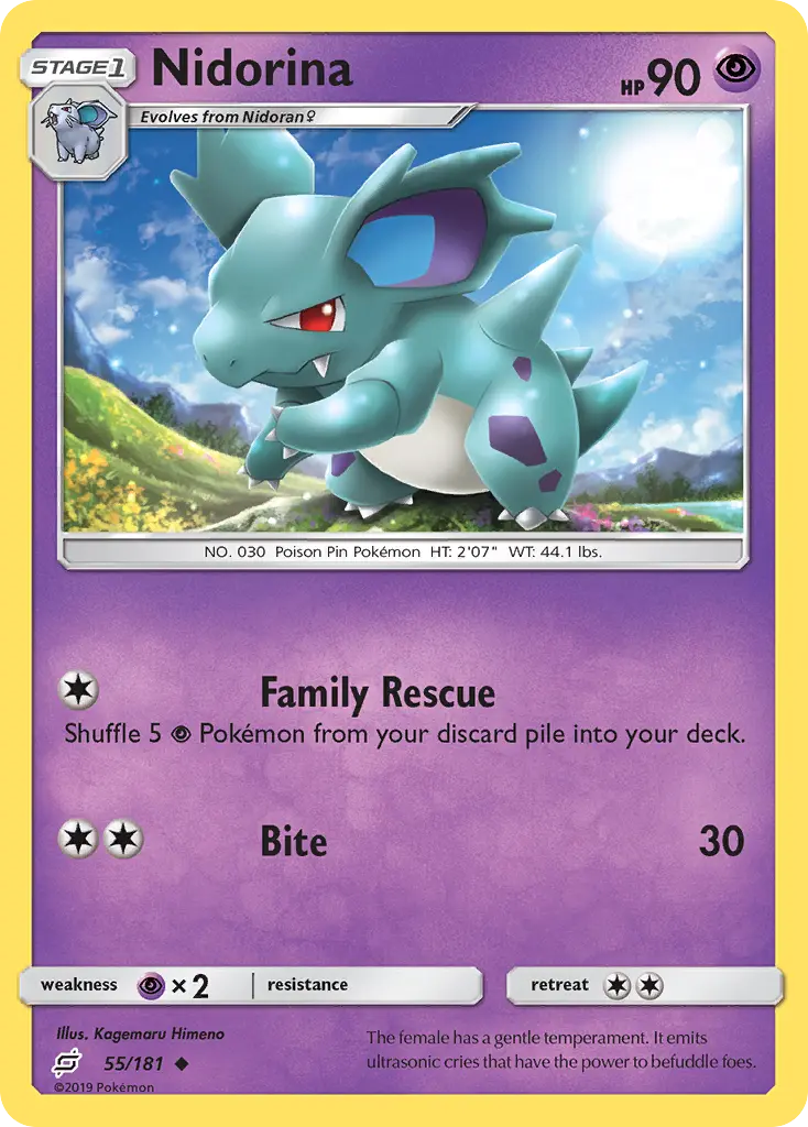 Nidorina (Team Up) - Pokémon in TCG Land México