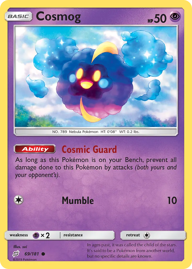 Cosmog (Team Up) - Pokémon in TCG Land México