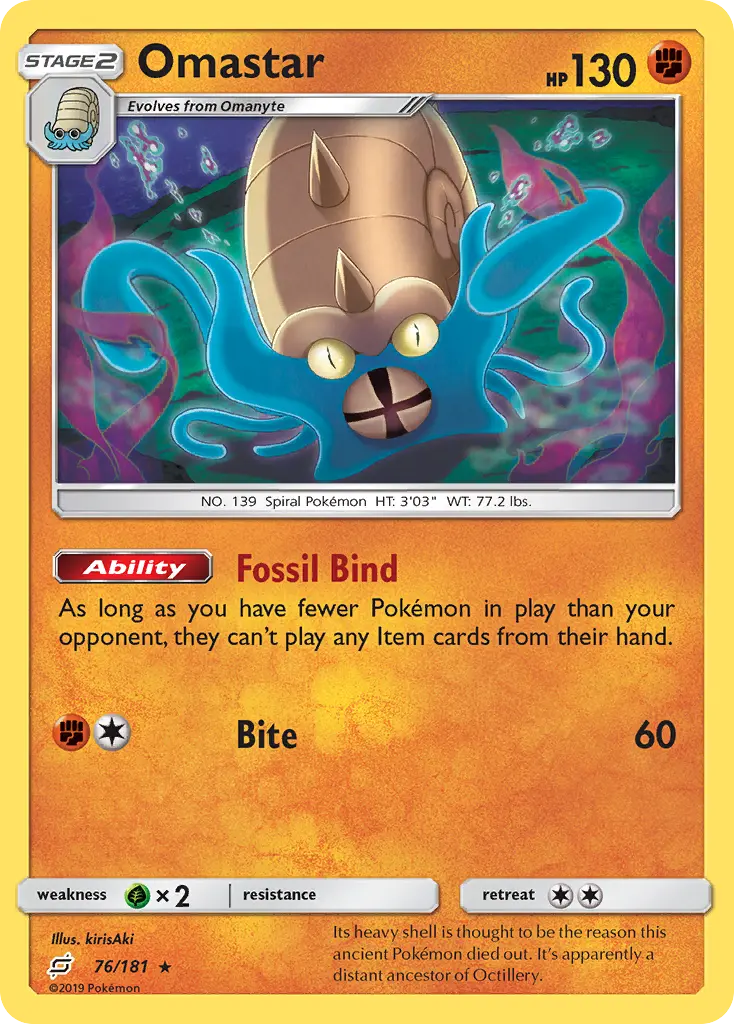 Omastar (Team Up) - Pokémon in TCG Land México