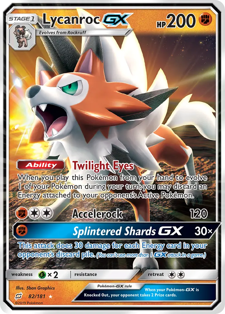 Lycanroc-GX (Team Up) - Pokémon in TCG Land México