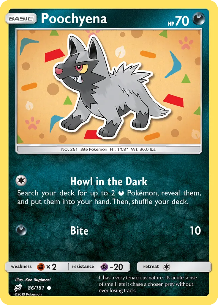 Poochyena (Team Up) - Pokémon in TCG Land México