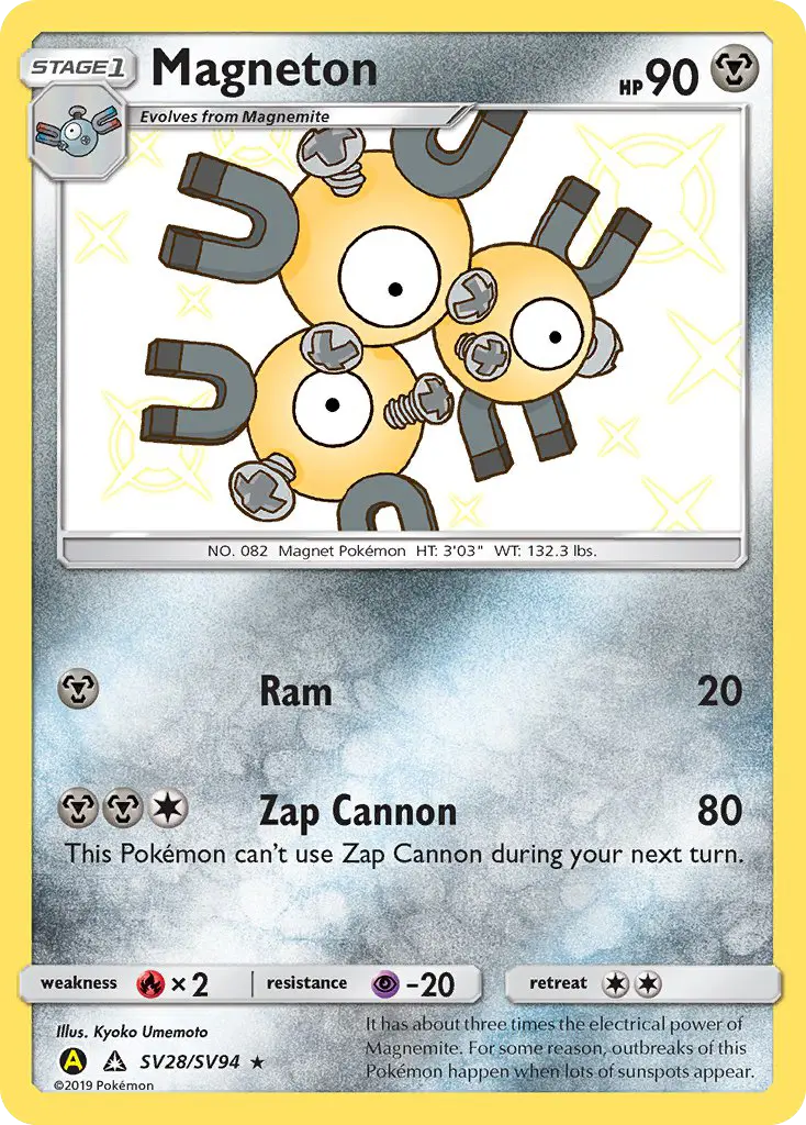 Magneton (Hidden Fates Shiny Vault) - Pokémon in TCG Land México