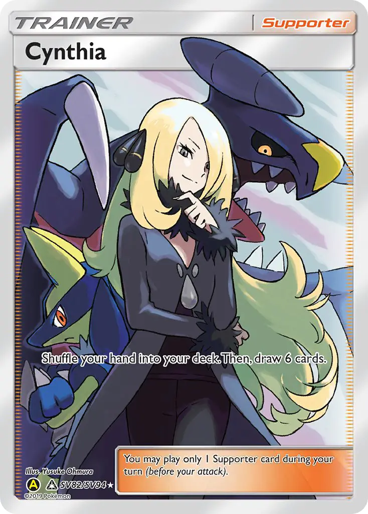 Cynthia (Hidden Fates Shiny Vault) - Pokémon in TCG Land México