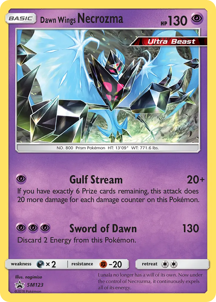 Dawn Wings Necrozma (SM Black Star Promos) - Pokémon in TCG Land México