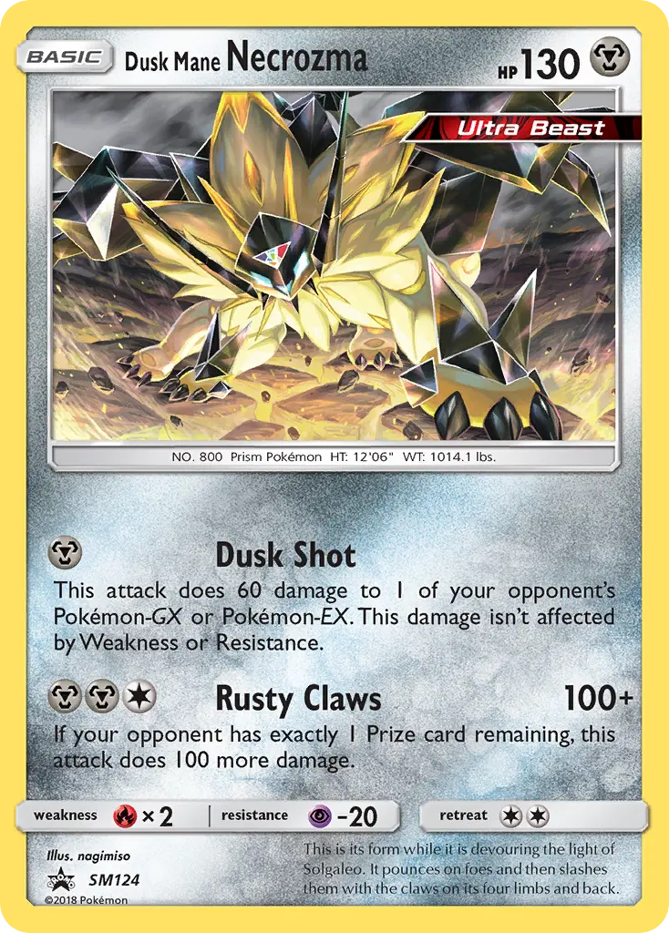 Dusk Mane Necrozma (SM Black Star Promos) - Pokémon in TCG Land
