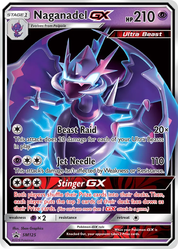 Naganadel-GX (SM Black Star Promos) - Pokémon in TCG Land México