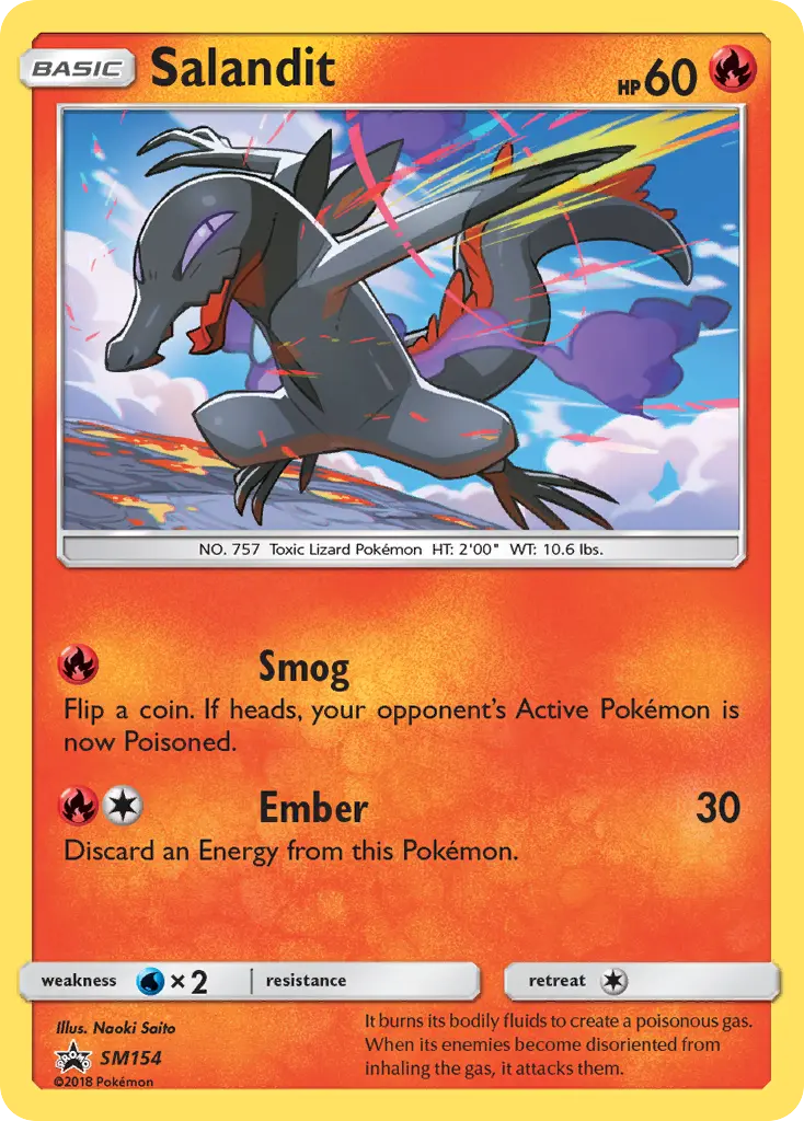 Salandit (SM Black Star Promos) - Pokémon in TCG Land