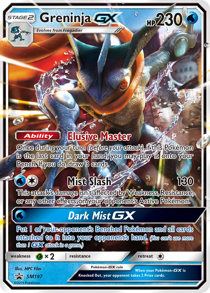 Greninja-GX (SM Black Star Promos) - Pokémon in TCG Land México