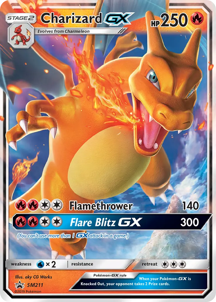 Charizard-GX (SM Black Star Promos) - Pokémon in TCG Land México