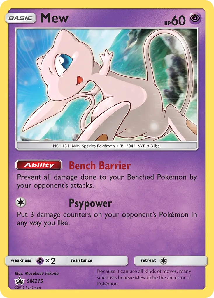 Mew (SM Black Star Promos) - Pokémon in TCG Land México
