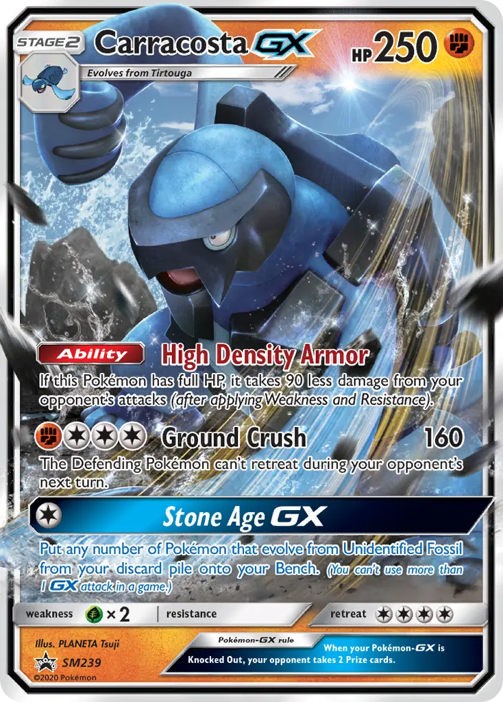 Carracosta-GX (SM Black Star Promos) - Pokémon in TCG Land México