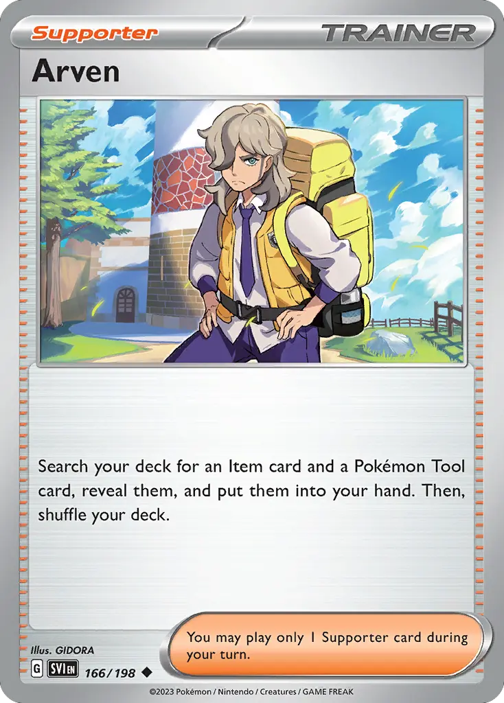 Arven (Scarlet & Violet) - Pokémon in TCG Land