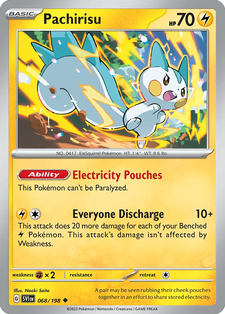 Pachirisu (Scarlet & Violet) - Pokémon in TCG Land