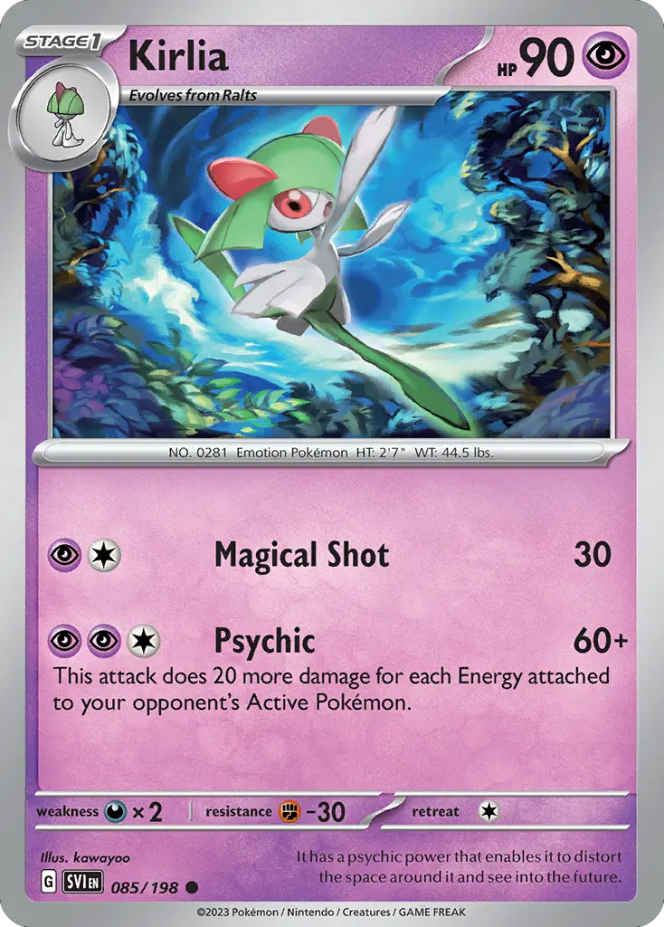 Kirlia (Scarlet & Violet) - Pokémon in TCG Land México