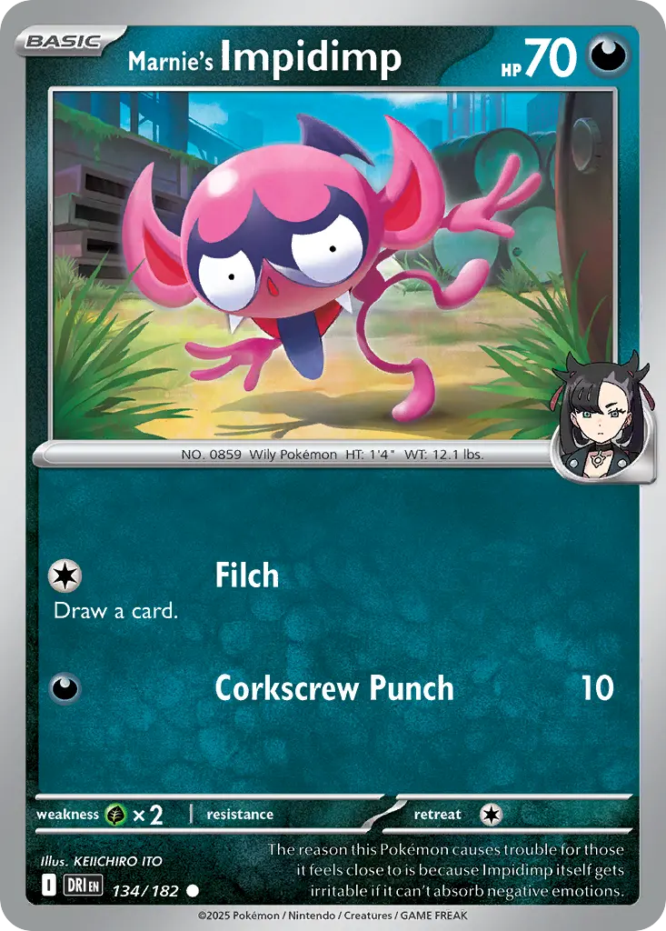 Marnie's Impidimp (Destined Rivals) - Pokémon in TCG Land