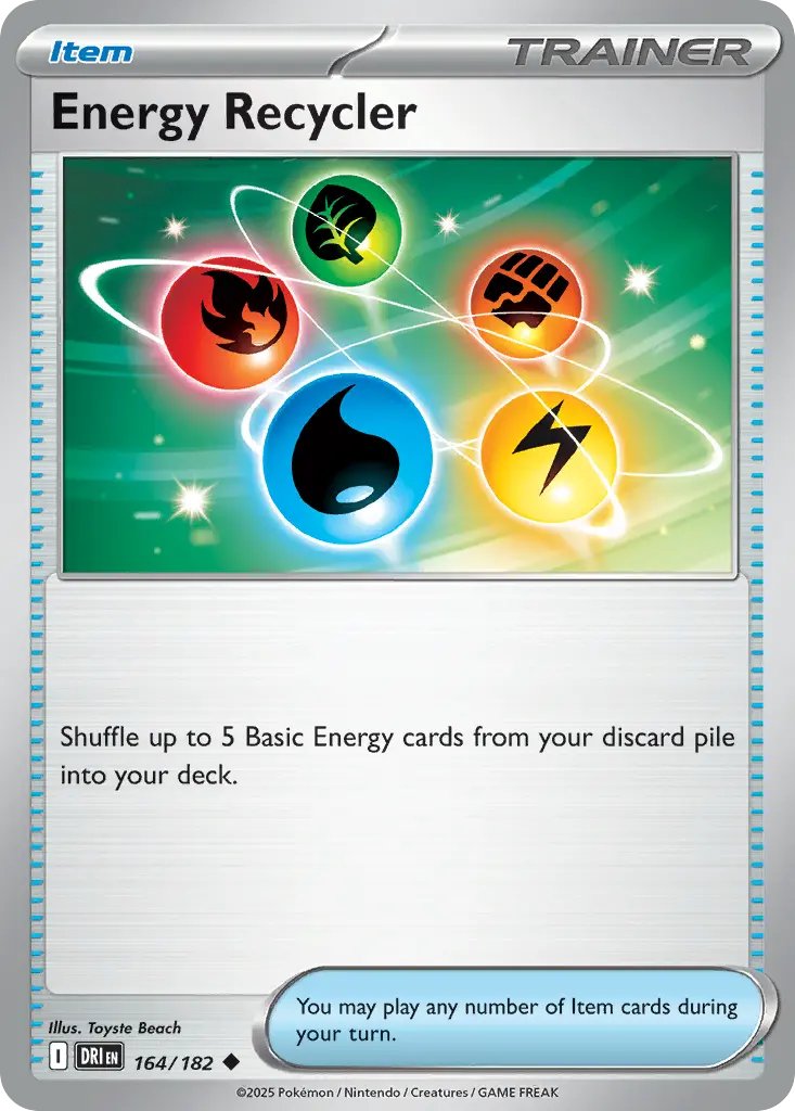 Energy Recycler (Destined Rivals) - Pokémon in TCG Land
