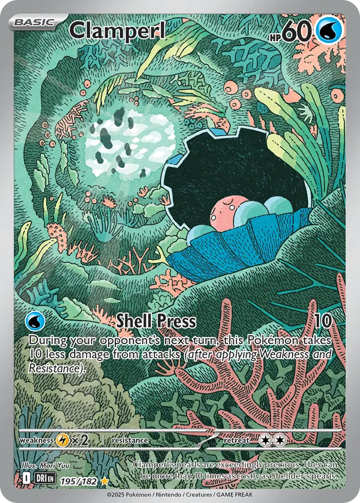 Clamperl (Destined Rivals) - Pokémon in TCG Land