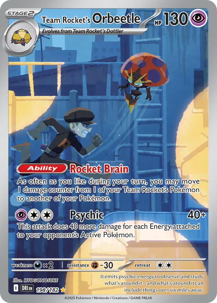 Team Rocket's Orbeetle (Destined Rivals) - Pokémon in TCG Land