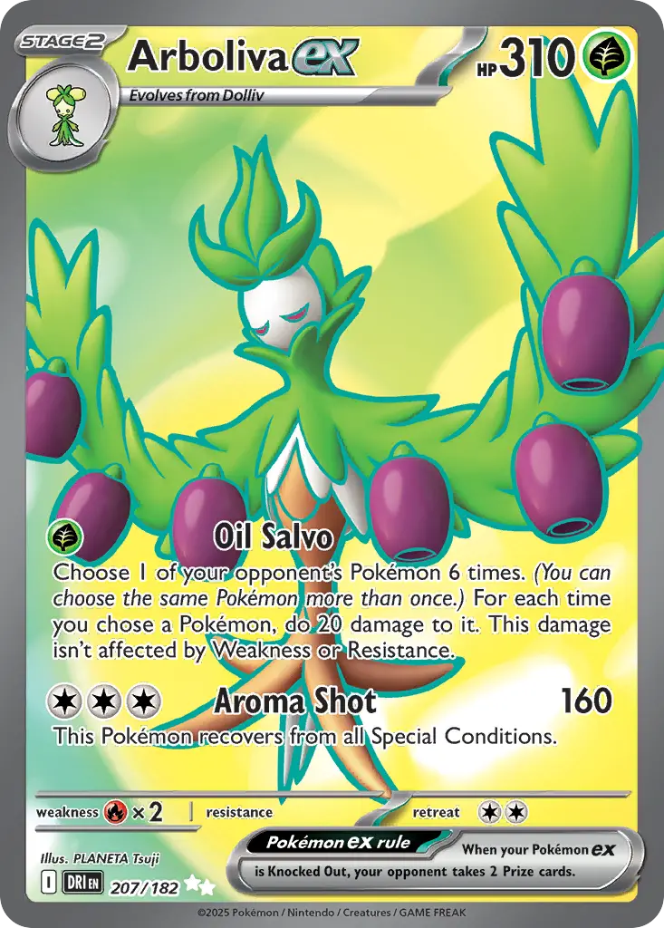 Arboliva ex (Destined Rivals) - Pokémon in TCG Land
