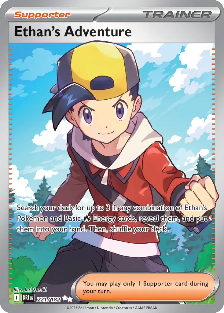 Ethan's Adventure (Destined Rivals) - Pokémon in TCG Land