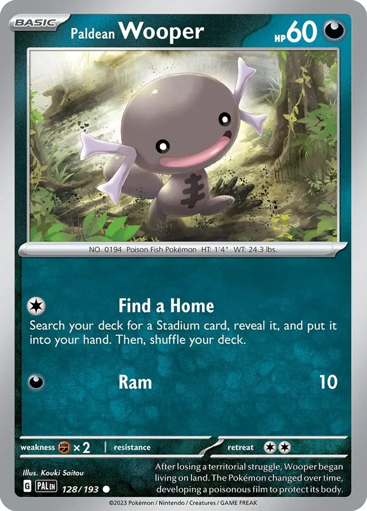 Paldean Wooper (Paldea Evolved) - Pokémon in TCG Land México