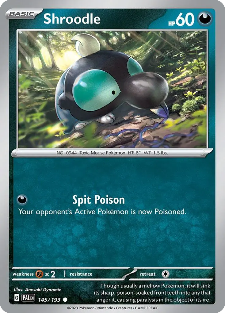 Shroodle (Paldea Evolved) - Pokémon in TCG Land