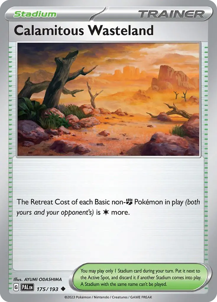 Calamitous Wasteland (Paldea Evolved) - Pokémon in TCG Land