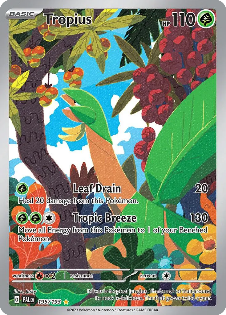 Tropius (Paldea Evolved) - Pokémon in TCG Land México