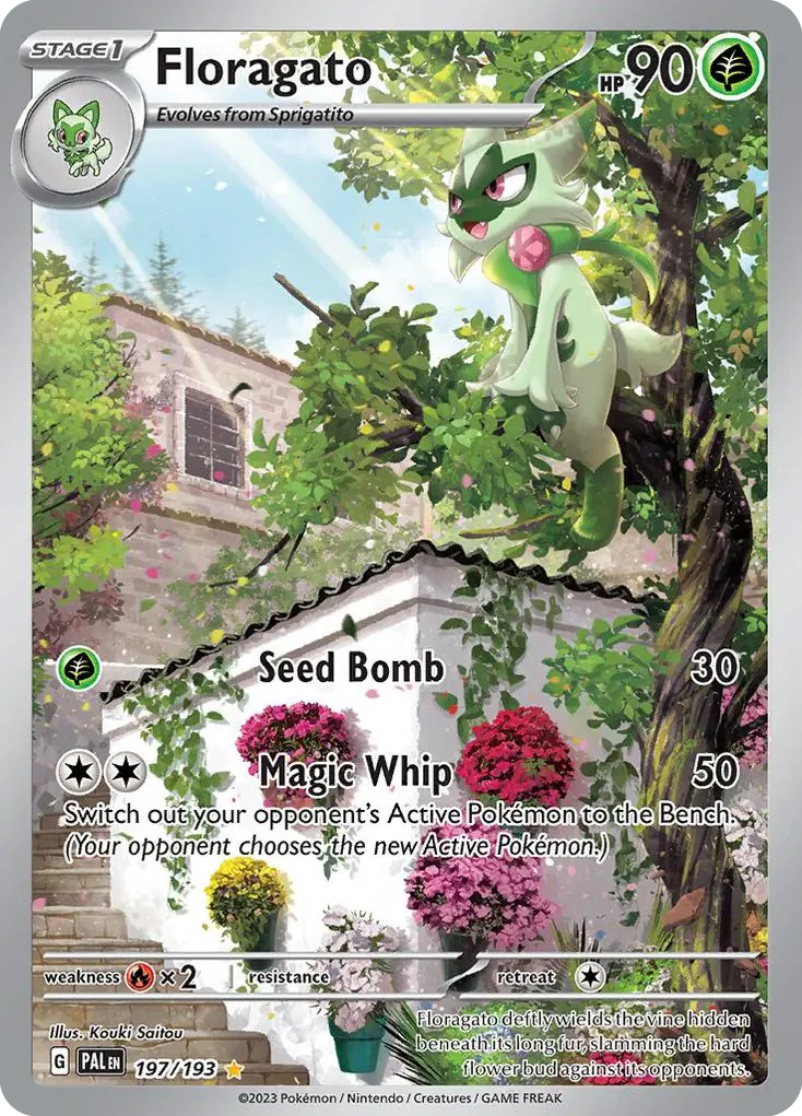 Floragato (Paldea Evolved) - Pokémon in TCG Land