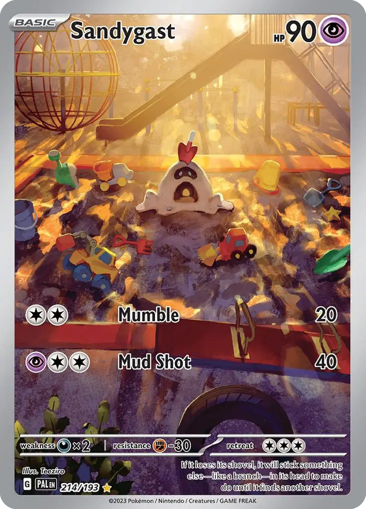 Sandygast (Paldea Evolved) - Pokémon in TCG Land