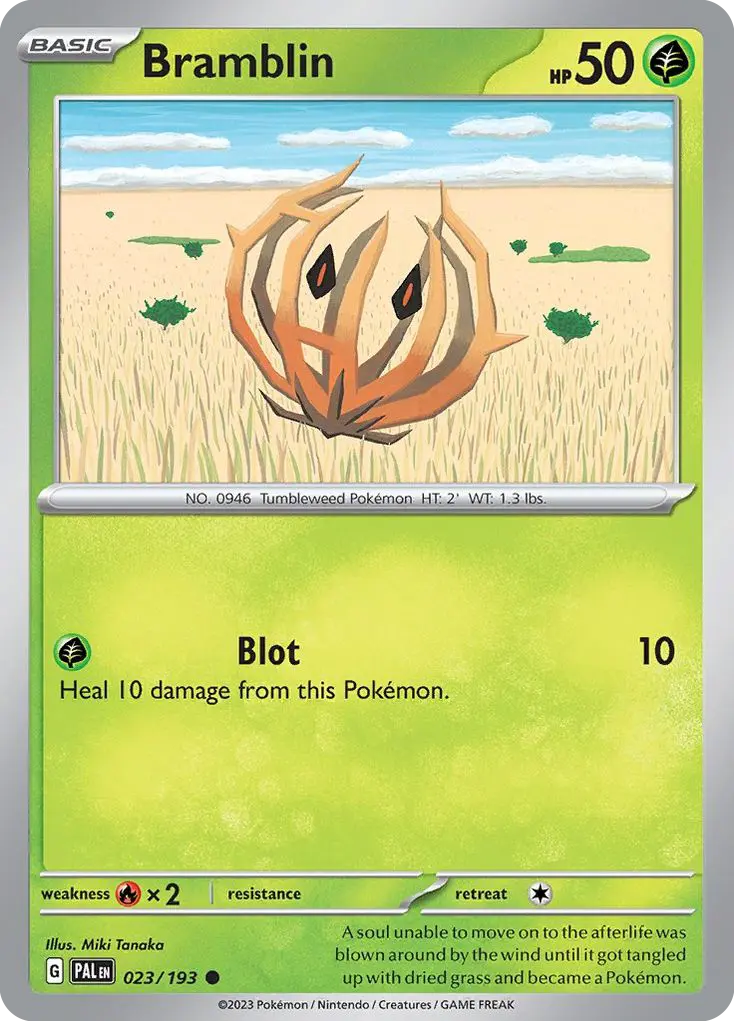 Bramblin (Paldea Evolved) - Pokémon in TCG Land