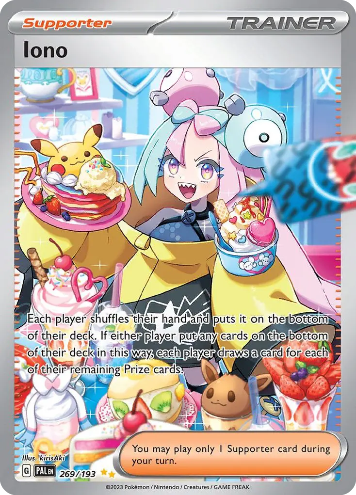 Iono (Paldea Evolved) - Pokémon in TCG Land México