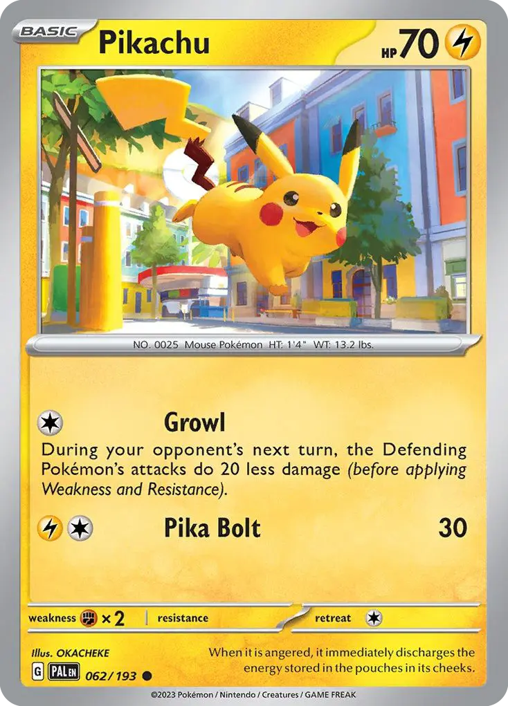 Pikachu (Paldea Evolved) - Pokémon in TCG Land México