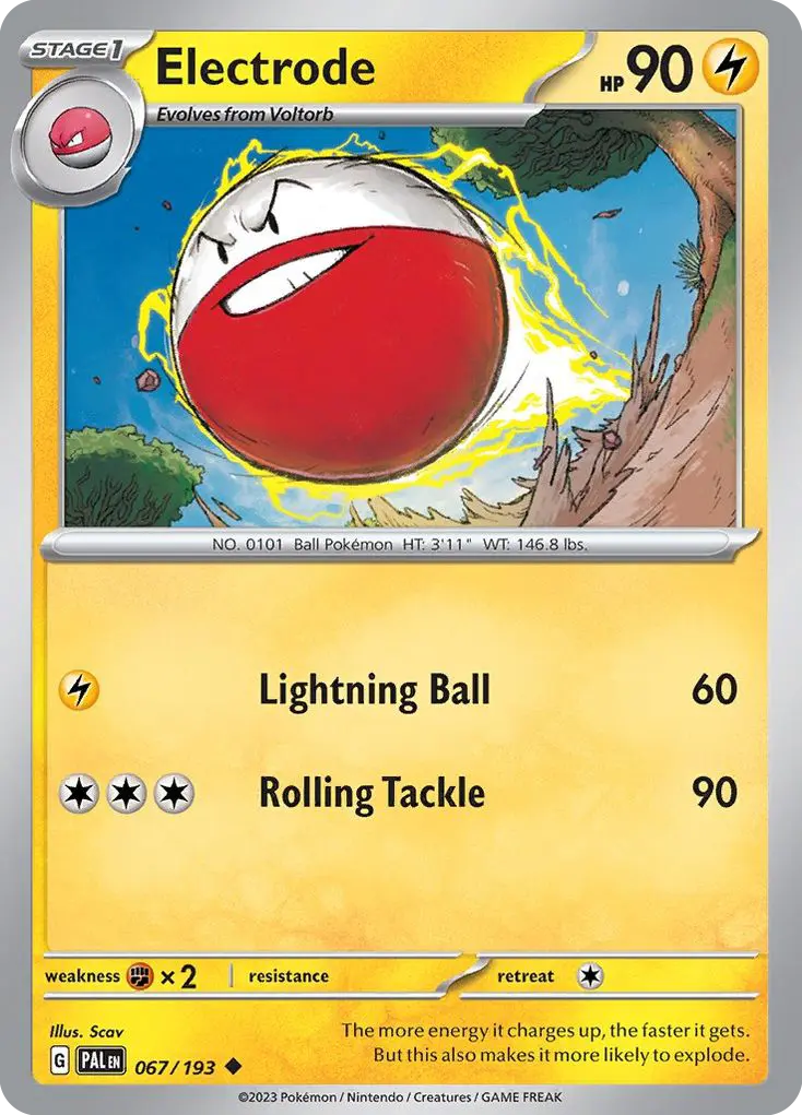 Electrode (Paldea Evolved) - Pokémon in TCG Land