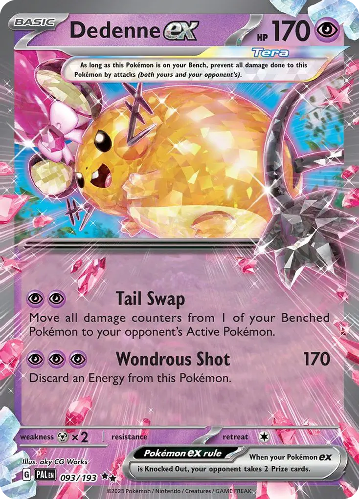 Dedenne ex (Paldea Evolved) - Pokémon in TCG Land