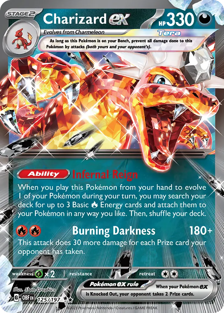 Charizard ex (Obsidian Flames) - Pokémon in TCG Land