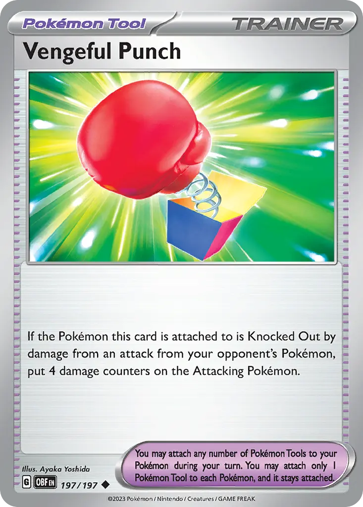 Vengeful Punch (Obsidian Flames) - Pokémon in TCG Land