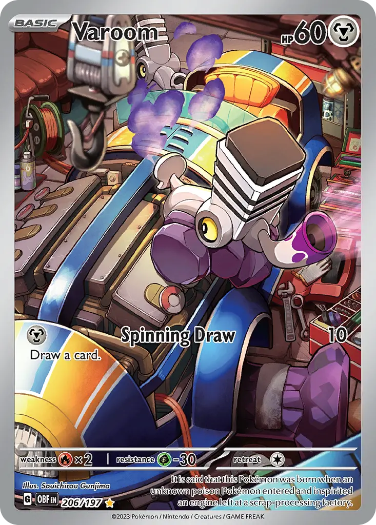 Varoom (Obsidian Flames) - Pokémon in TCG Land