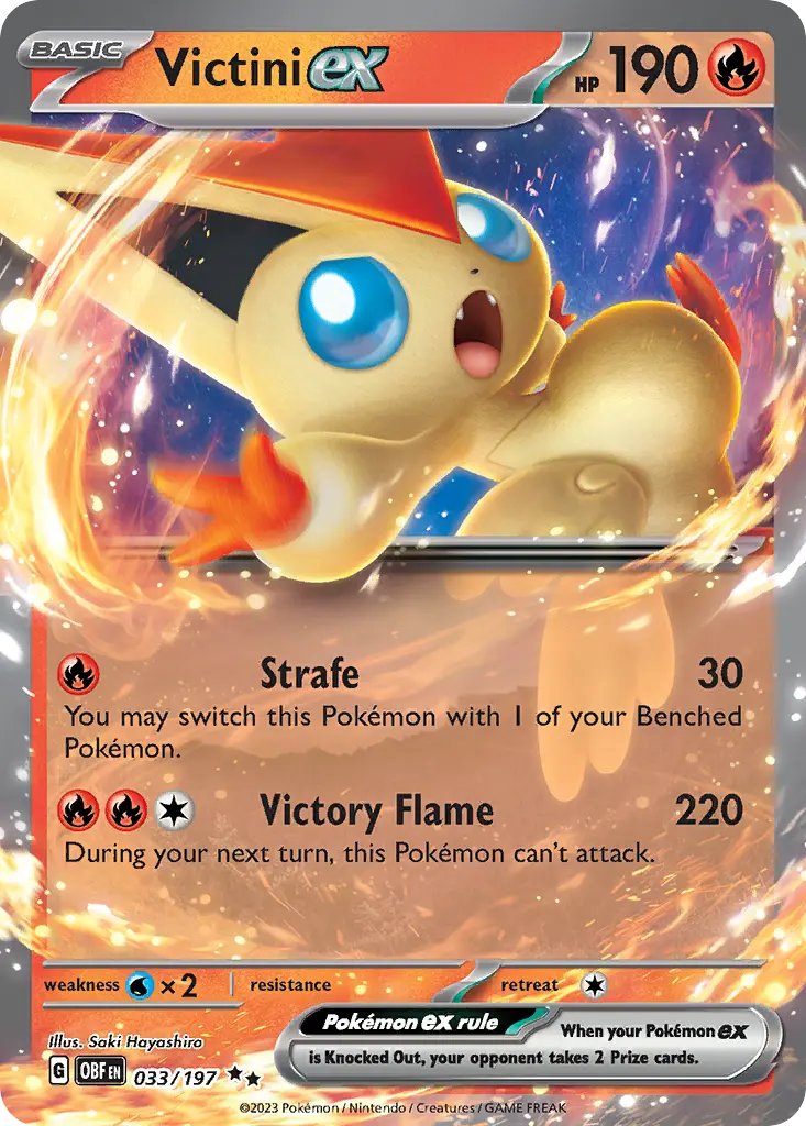 Victini ex (Obsidian Flames) - Pokémon in TCG Land México