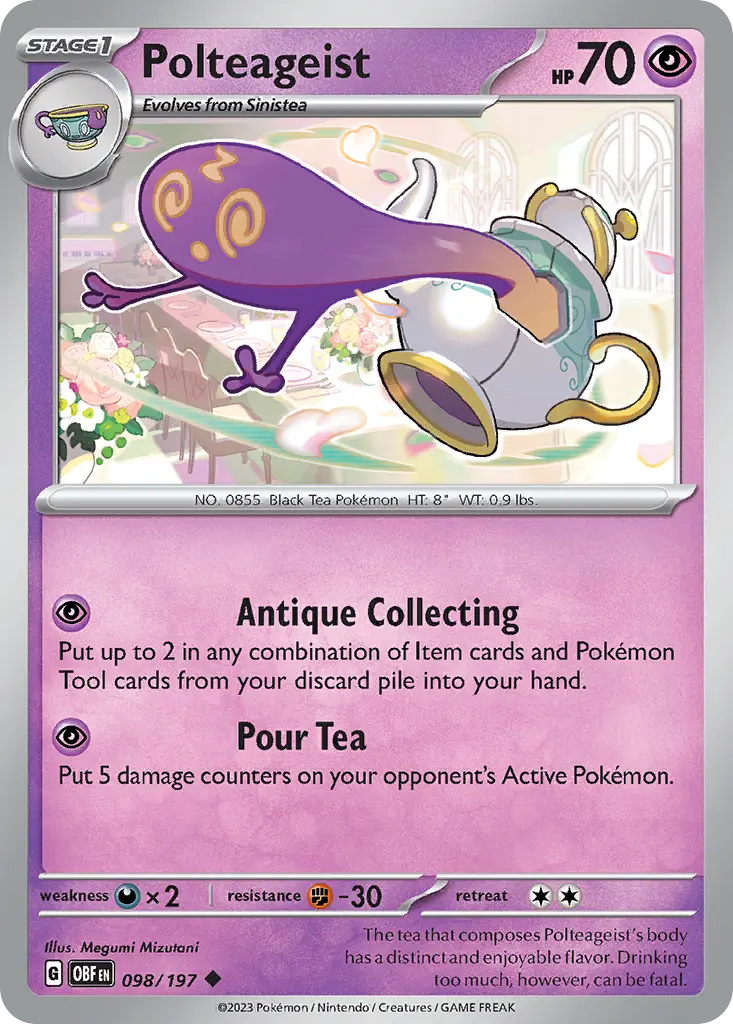 Polteageist (Obsidian Flames) - Pokémon in TCG Land