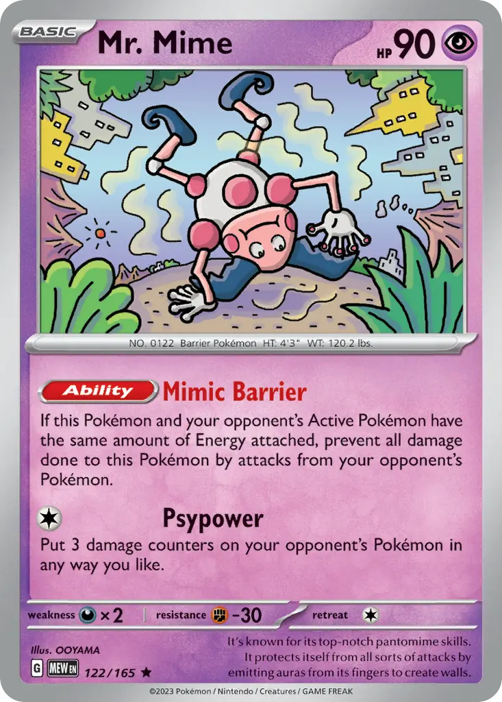 Mr. Mime (151) - Pokémon in TCG Land
