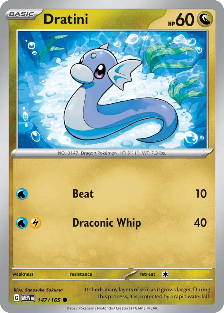 Dratini (151) - Pokémon in TCG Land