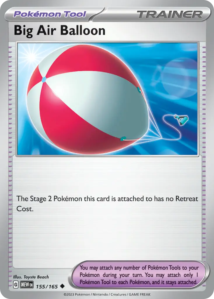 Big Air Balloon (151) - Pokémon in TCG Land