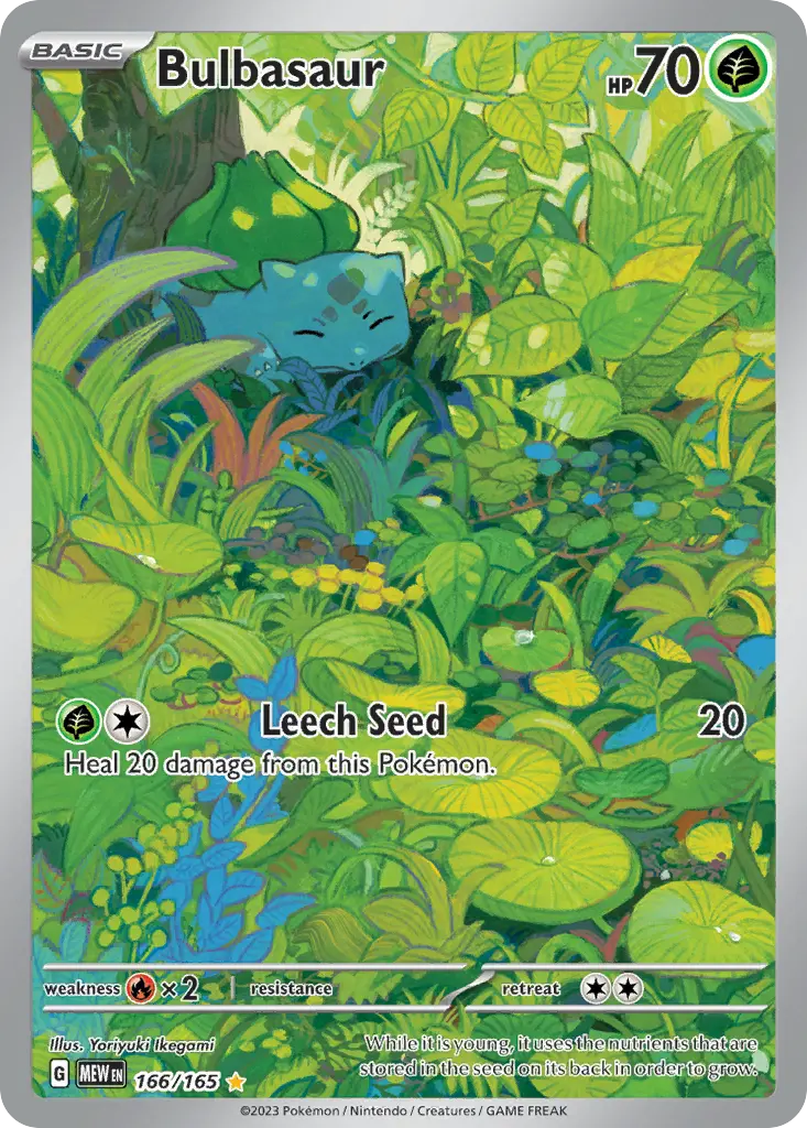 Bulbasaur (151) - Pokémon in TCG Land México
