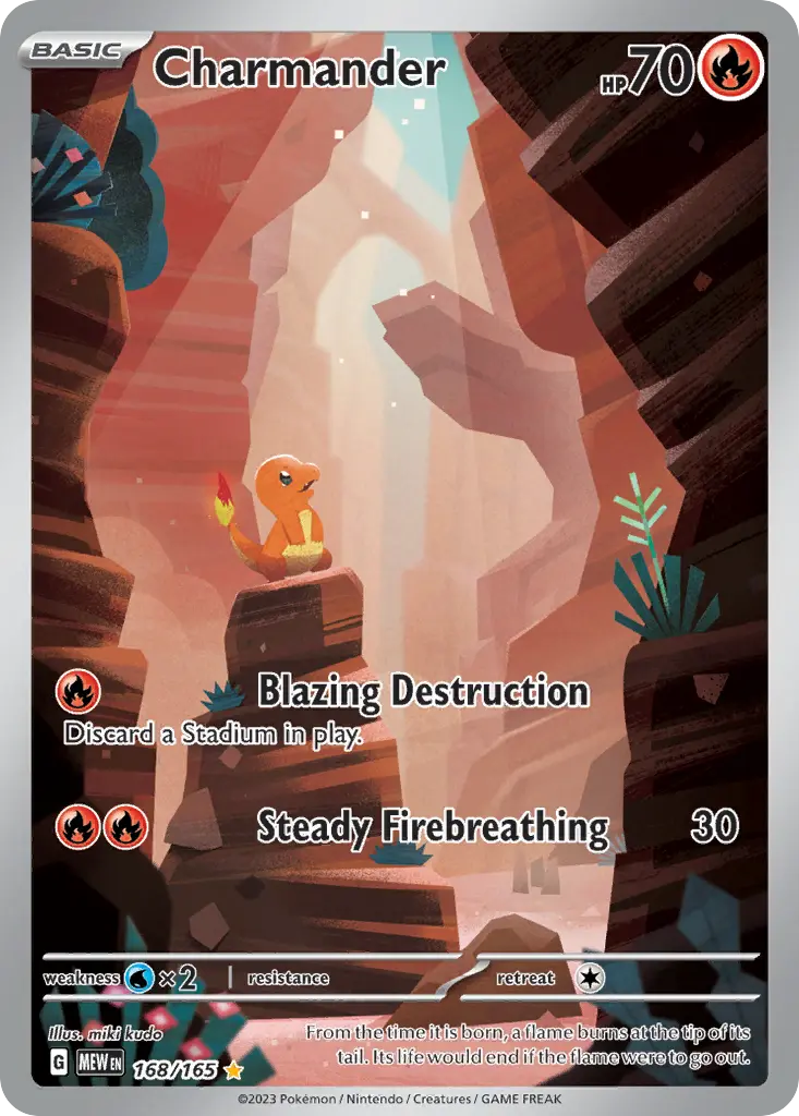 Charmander (151) - Pokémon in TCG Land México