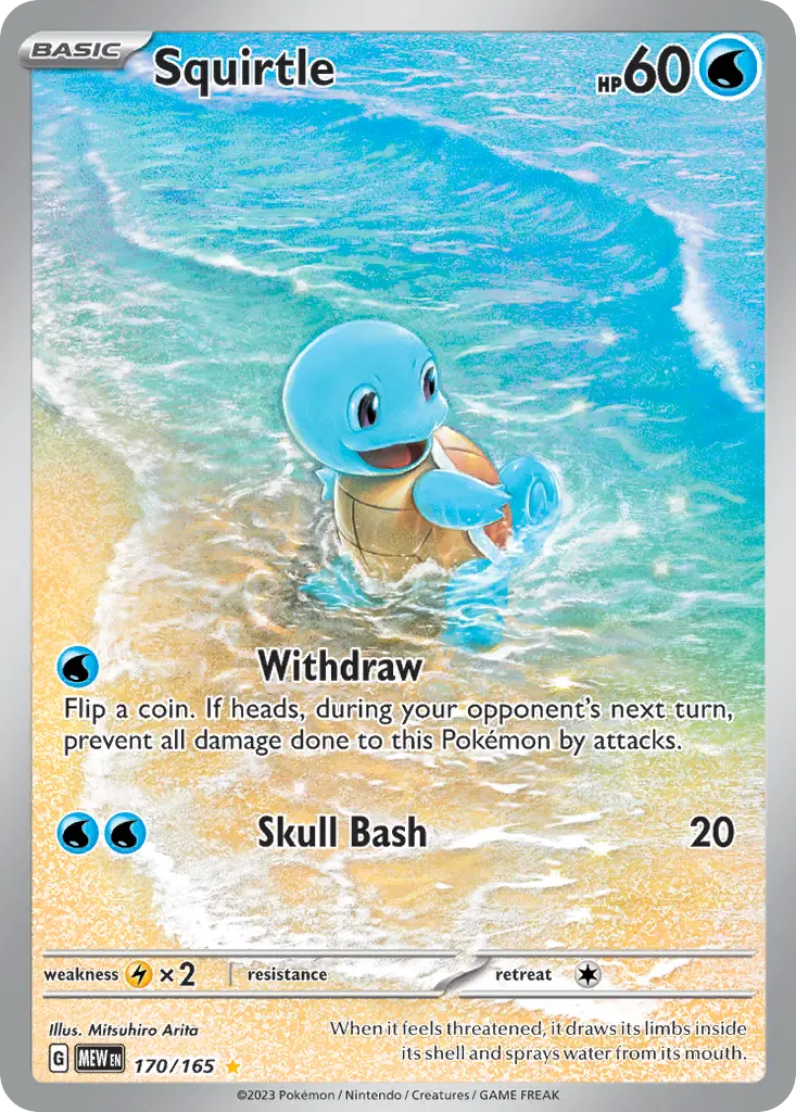 Squirtle (151) - Pokémon in TCG Land México