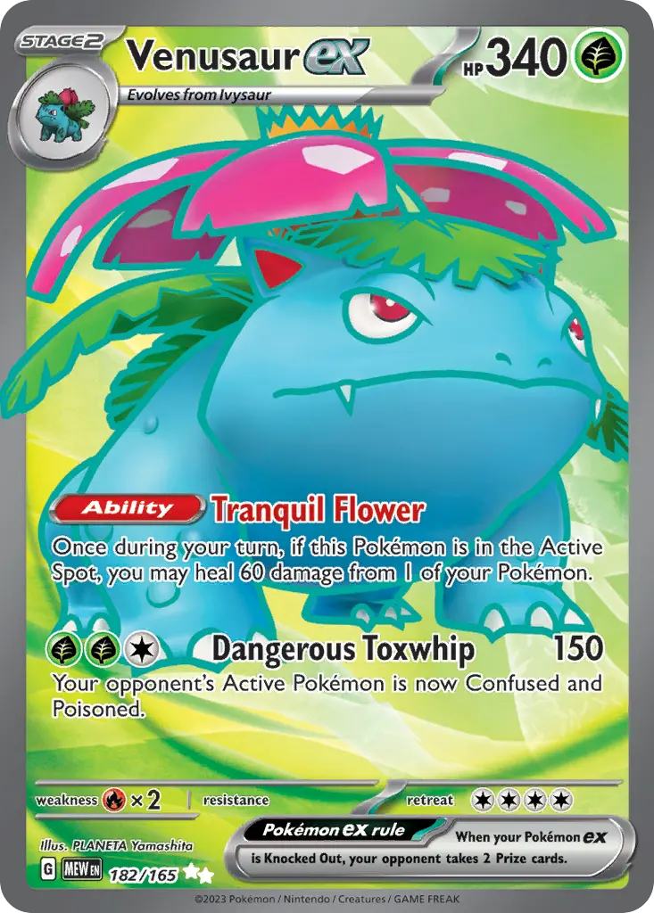 Venusaur ex (151) - Pokémon in TCG Land México