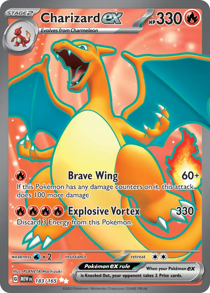 Charizard ex (151) - Pokémon in TCG Land México